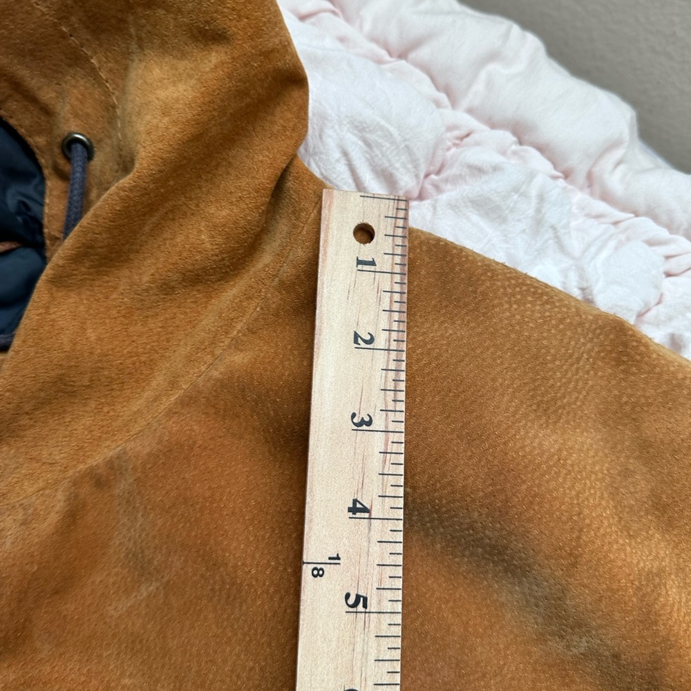 Wilson’s Leather Toggle Suede Hooded Jacket Men’s M Brown Made in Korea - Picture 7 of 10